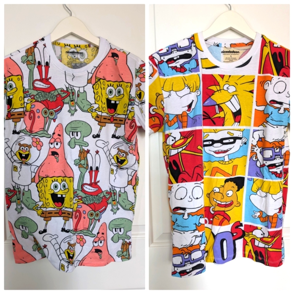 Pair of Nickelodeon T-shirts - Size S